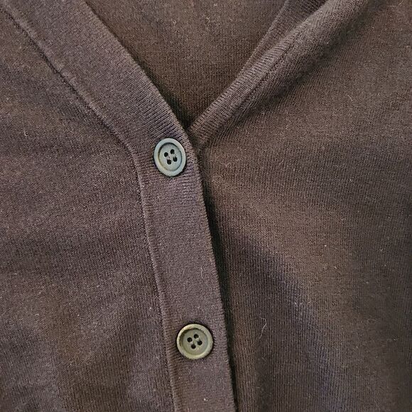 Kate Spade Xs Top Cardigan Sweater Vneck Button Down Colorblock - Picture 5 of 8